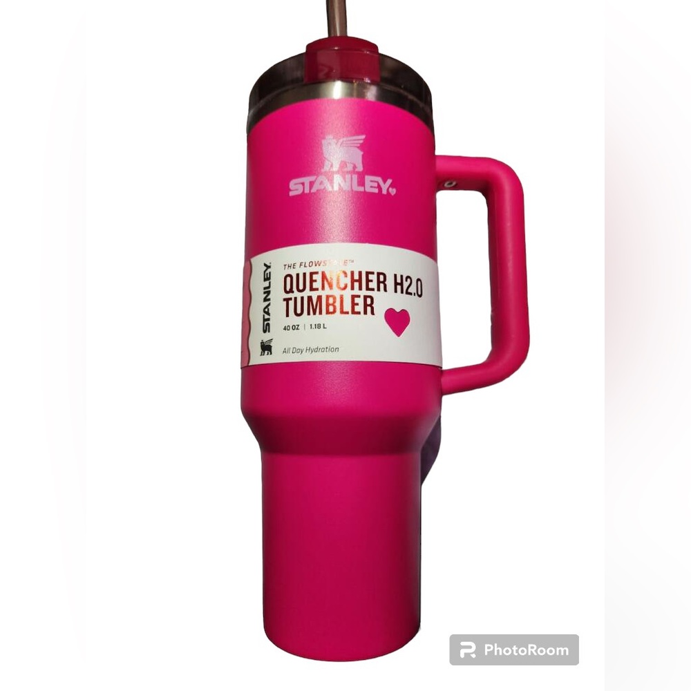 *STANLEY* Cosmo Pink Valentine Limited Edition Starbucks 40oz Stanley Cup